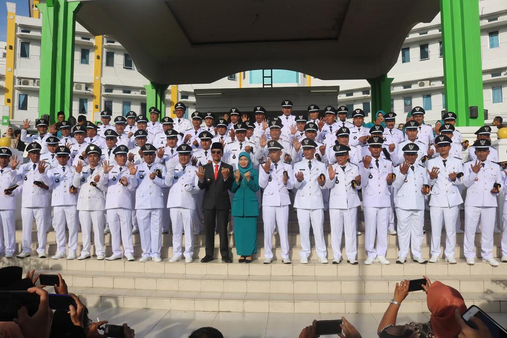 68 Wali Nagari Dilantik, Ini Tujuh Pesan Bupati Safaruddin