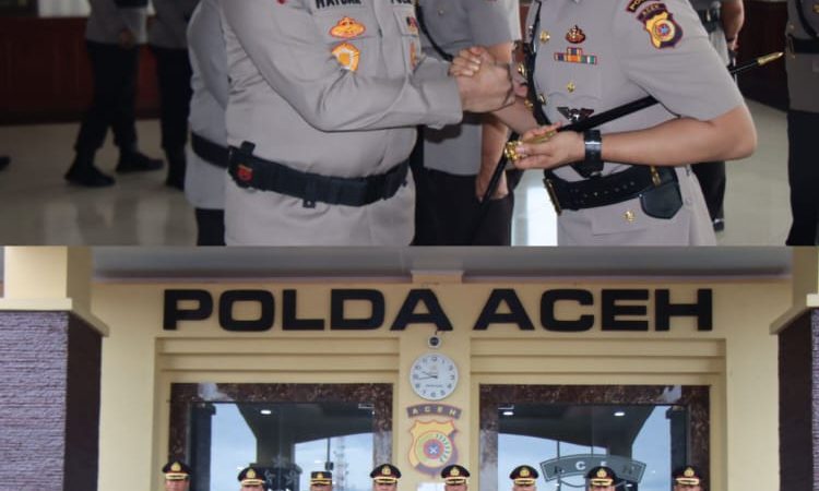 Kapolda Aceh Pimpin Sertijab Dua PJU dan Sejumlah Kapolres