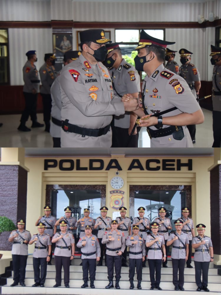 Kapolda Aceh Pimpin Sertijab Dua PJU dan Sejumlah Kapolres