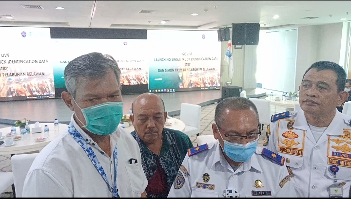 Go Live Launching Single Truck Identification Data(STID) Dan SIMON TKBM Di Pelabuhan Belawan