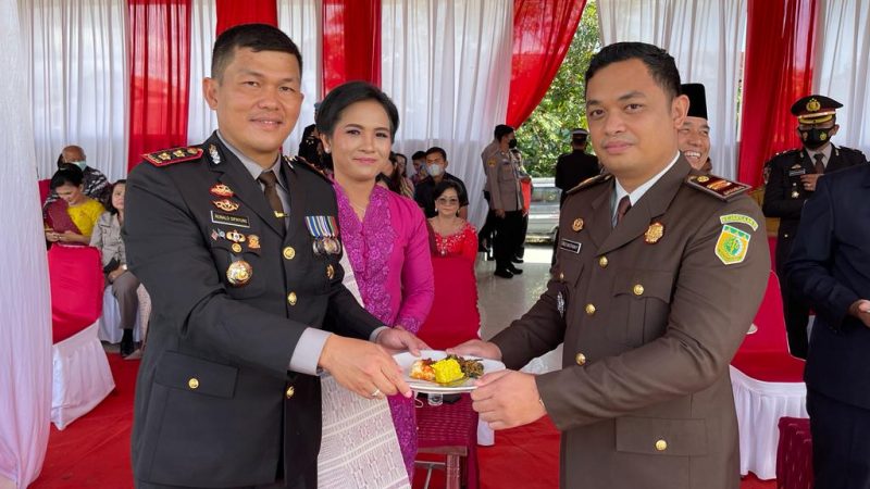 Polres Taput Laksanakan Upacara Virtual HUT Bhayangkara Ke 76