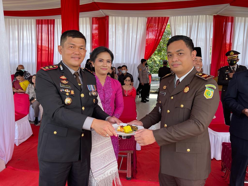 Polres Taput Laksanakan Upacara Virtual HUT Bhayangkara Ke 76