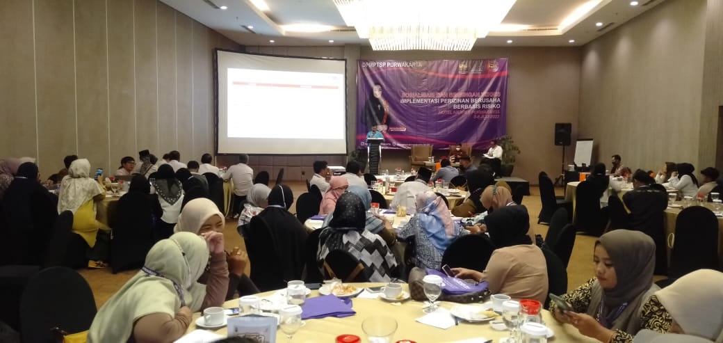 DPMPTSP Purwakarta Gelar Sosialisasi Bintek Implementasi Perizinan Berusaha Berbasis Risiko