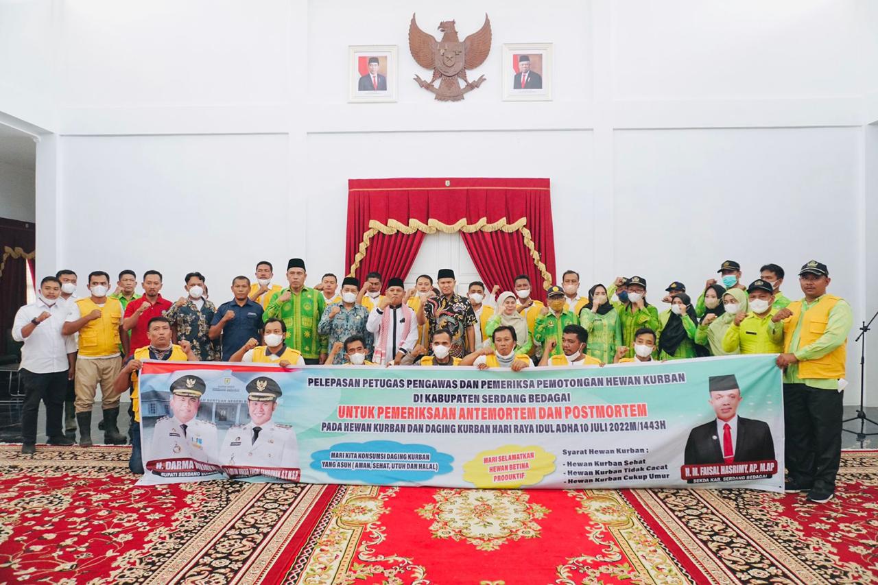 Wabup Sergai : Periksa Dengan Teliti Kesehatan Hewan Yang di Qurban