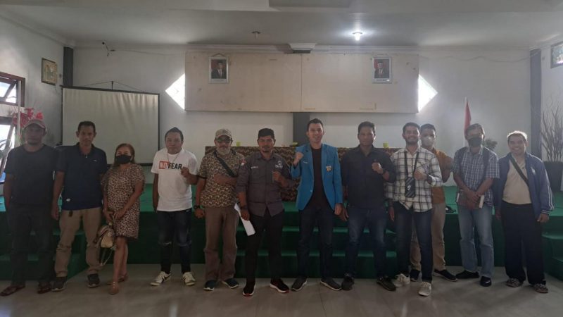 KNPI Mabar Gelar Pertemuan Bersama Masyarakat, Sepakat Tolak Kenaikan NJOP Di Mabar