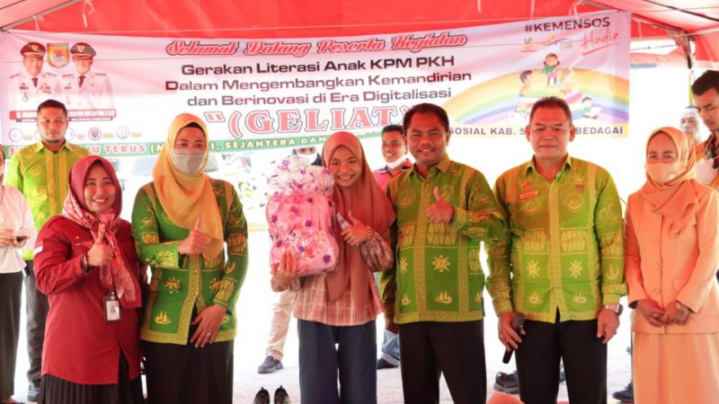 Geliat KPM PKH Dapat Tingkatkan Minat Baca Anak Serdang Bedagai