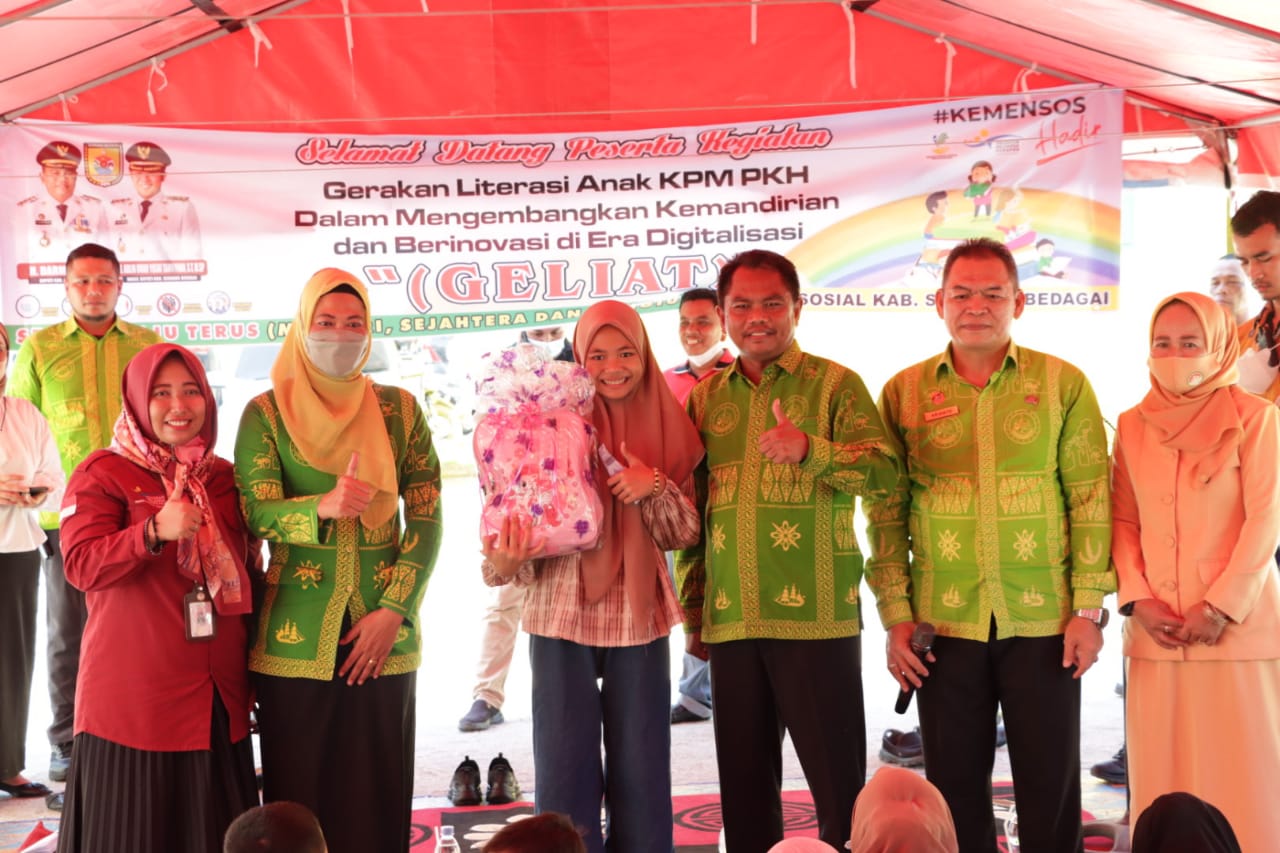 Geliat KPM PKH Dapat Tingkatkan Minat Baca Anak Serdang Bedagai