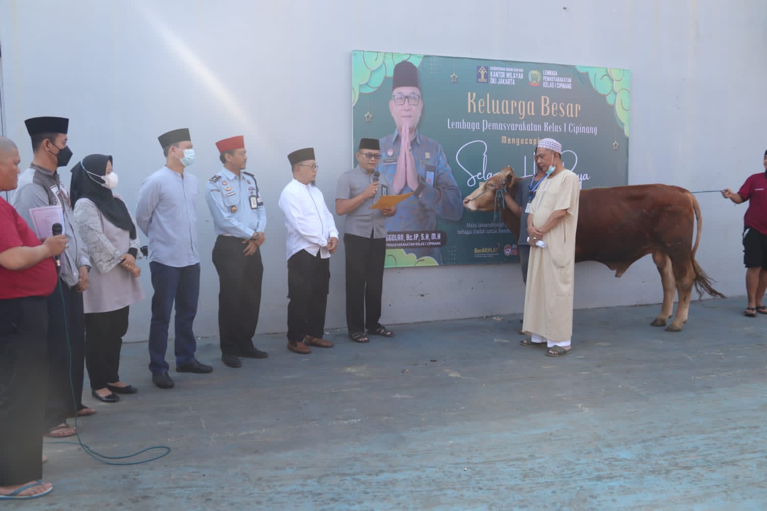 Peringati Hari Raya Idul Adha, Warga Binaan & Petugas Lapas Kelas I Cipinang Laksanakan Ibadah Solat & Berkurban Dengan Penuh Khidmat