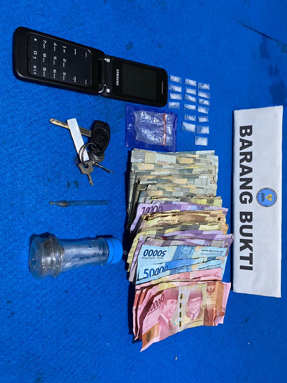 BNNK PASBAR Berhasil Amankan 17 Paket Narkotika Jenis Sabu Di Kejorongan Padang Tujuh
