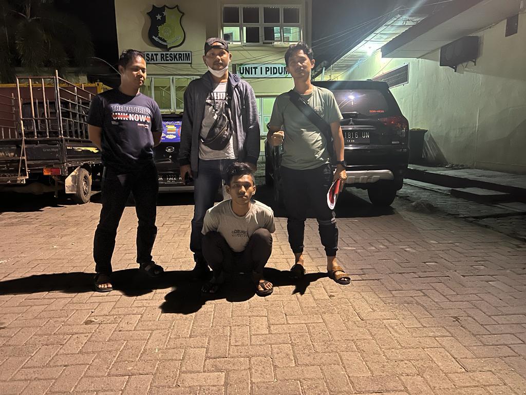 Diduga Pelaku Penggelapan Sepeda Motor Berhasil Diamankan Unit Pidum Polres Langkat
