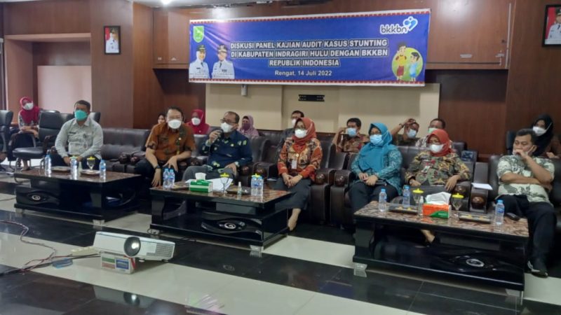 Cegah Kasus Stunting,Pemkab Inhu Zoom Meeting dengan BKKBN RI