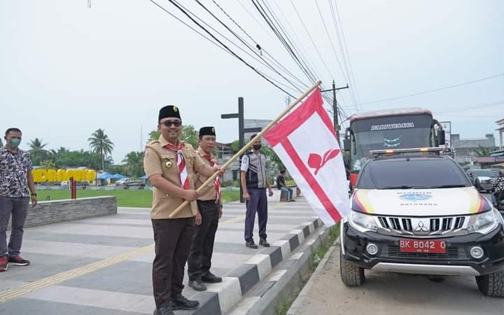Oky Iqbal Frima Lepas 72 Kontingen Kwarcab Batu Bara Ke Jamda Sumatera Utara