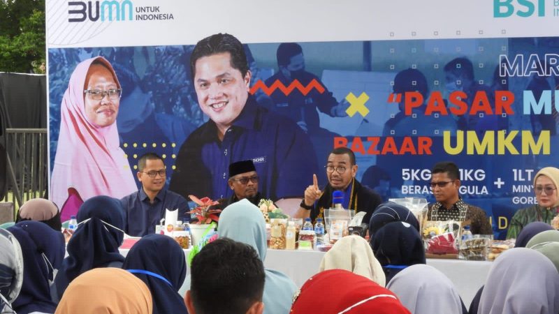 Erick Thohir Berikan Pembiayaan Kepada 100% Masyarakat Prasejahtera Kota Langsa