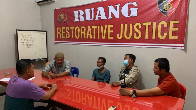 Reskrim Polres Tanjungbalai Terapkan Penyelesaian Secara Restoratif Justice Dua Pihak Bertikai