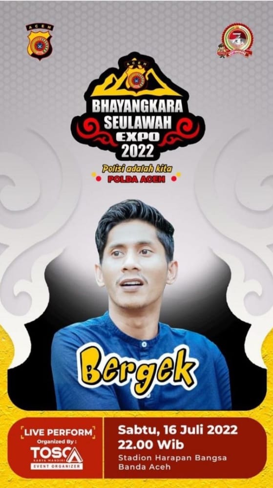 Artis Aceh Bergek Bakal Meriahkan, Bhayangkara Seulawah Expo di Banda Aceh