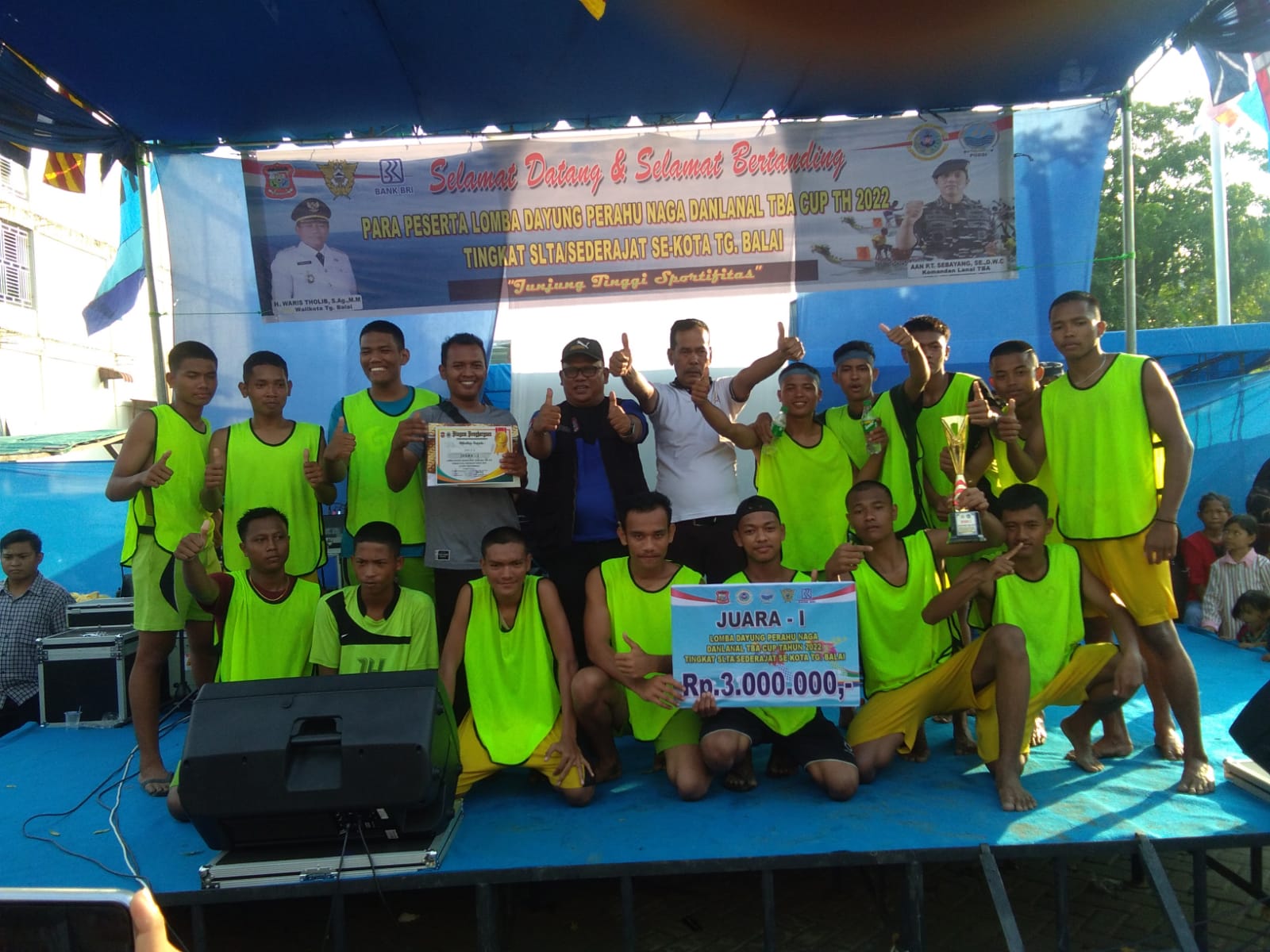 Perlombaan Perahu Naga Danlanal TBA Dan Walikota Tanjungbalai Siap Galakkan Dragon Boat