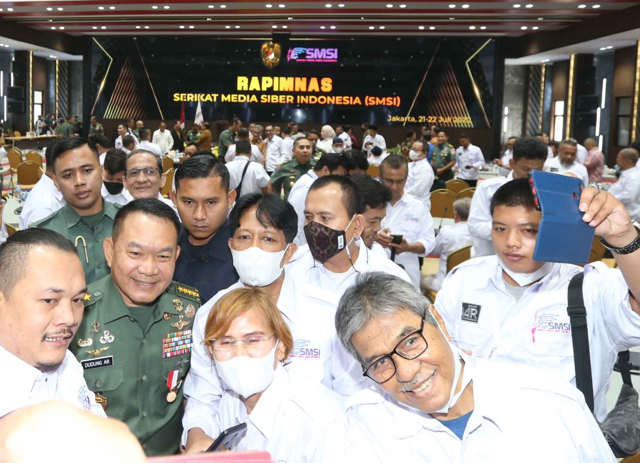 Kasad Jenderal Dudung Abdurachman Minta SMSI Terus Kembangkan Jurnalisme Jujur