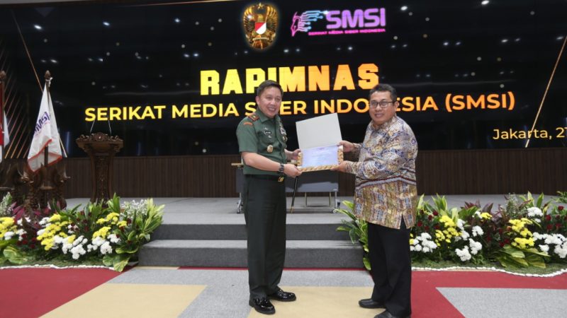 Penanda-tanganan PKS Antara SMSI Dengan TNI AD Bentuk Sinergi Dalam Menjaga NKRI Dan Cita-cita Kemerdekaan