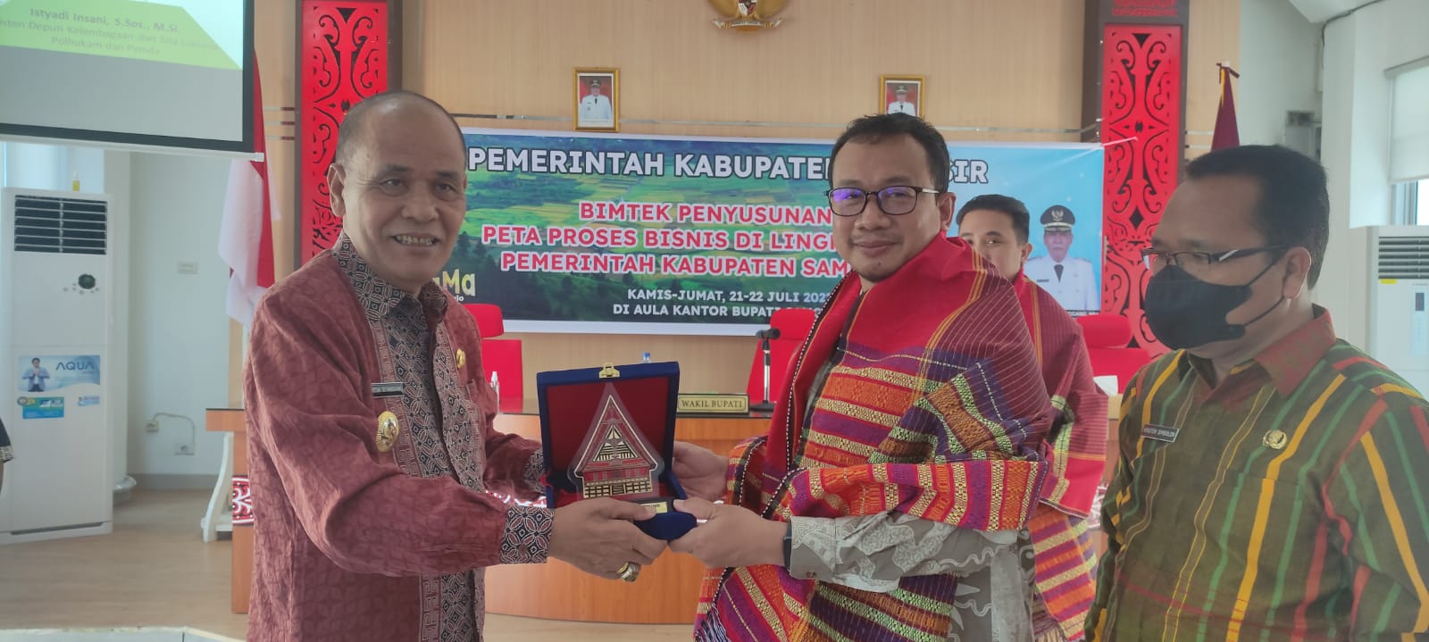 Wabup Samosir, Buka Bimtek Penyusunan Peta Proses Bisnis