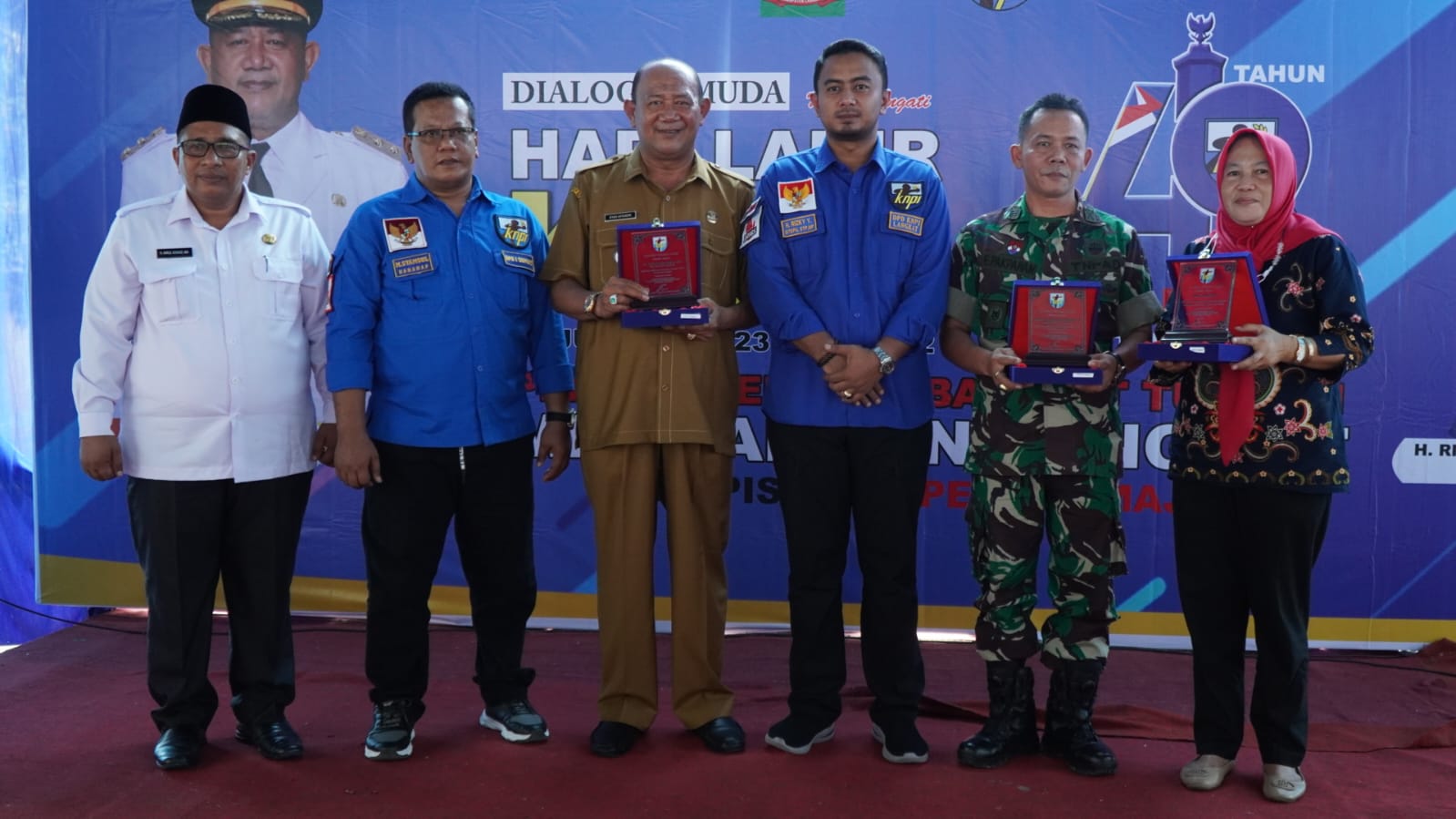 Hadiri HUT ke 49, Afandin: KNPI Tempat Menempa Diri Jangan Hanya Menghayal