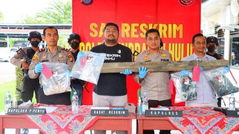 Polres Inhu Riau Ungkap Kasus Pembunuhan, Pelaku Gunakan Kayu di Atas Tubuh Korban  Agar Tenggelam 
