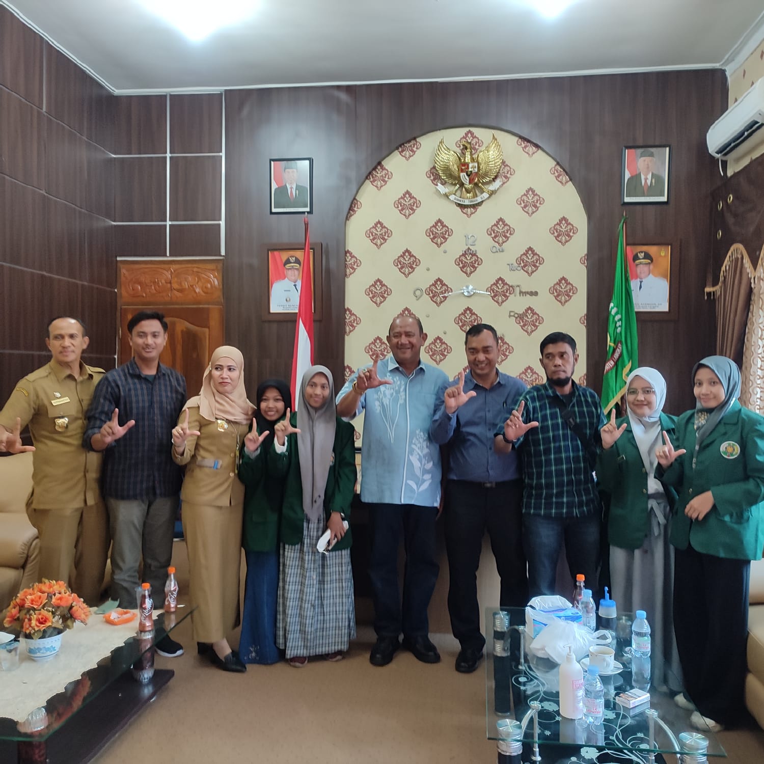 F-MIPA USU & Sarjana Pengangguran Audiensi ke Plt. Bupati Langkat