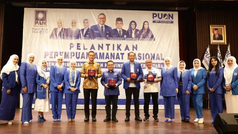 KIB Semakin Menguat, DPW & 30 DPD PUAN Se-Sumut Dilantik