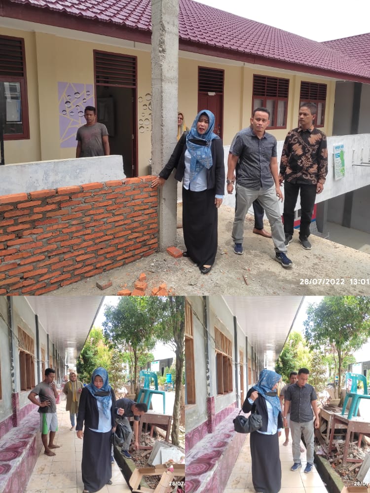 Kadisdik Kota Langsa Sidak Kegiatan Swakelola di Sejumlah Sekolah