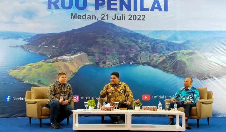 Kanwil DJKN Sumut Menggelar Konsultan Publik RUU Penilai 2022