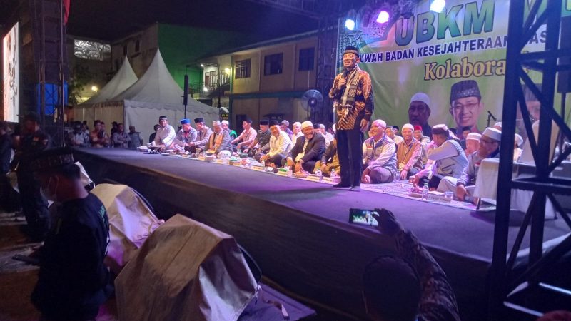Wagubsu Hadir, UBKM MU Senandung Sholawat Malam Tahun Baru Islam Meriah
