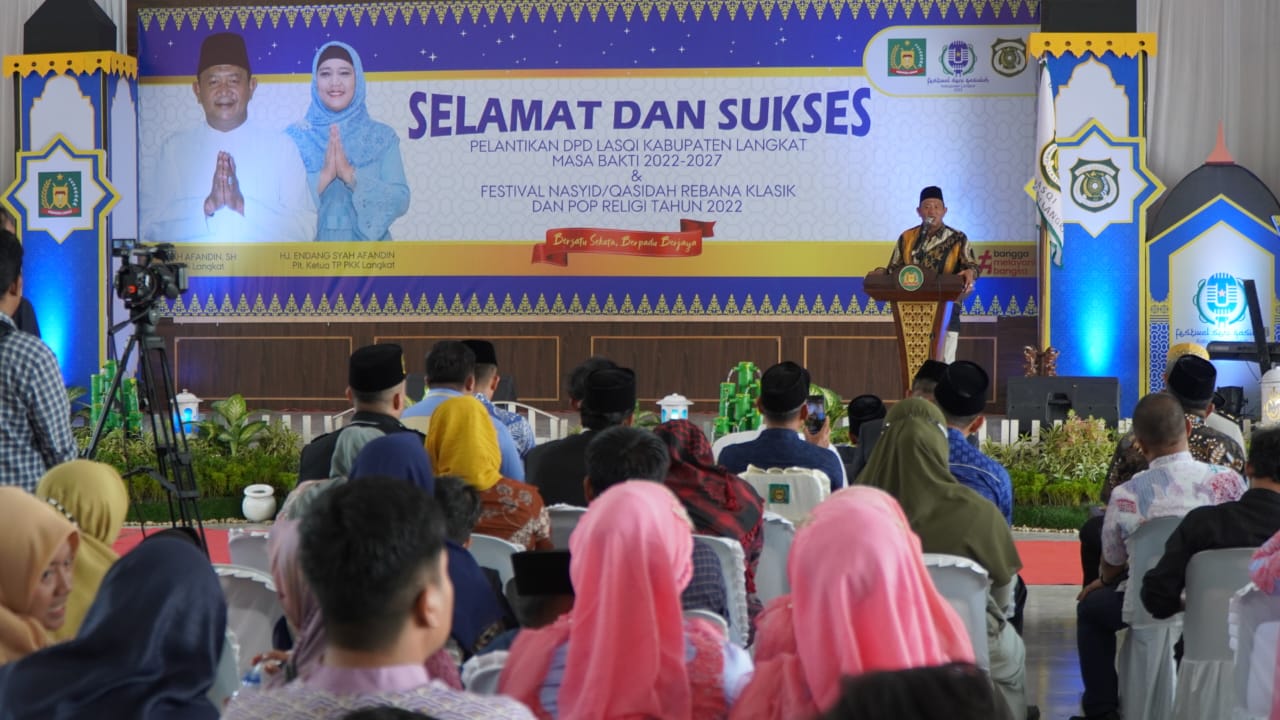 LASQI Langkat Dilantik, Ini Harapan Syah Afandin