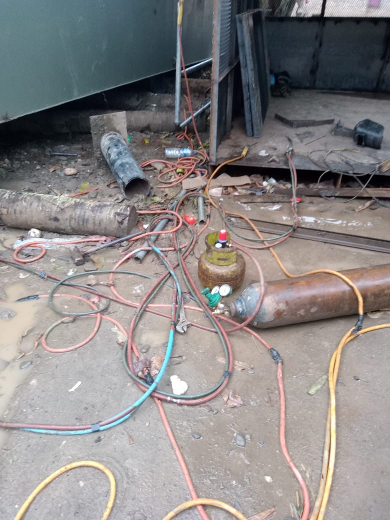 Disoroti Warga, PT.RSK Grup Asian Agri menggunakan Gas Elpiji 3 Kg Bersubsidi Untuk Mengelas