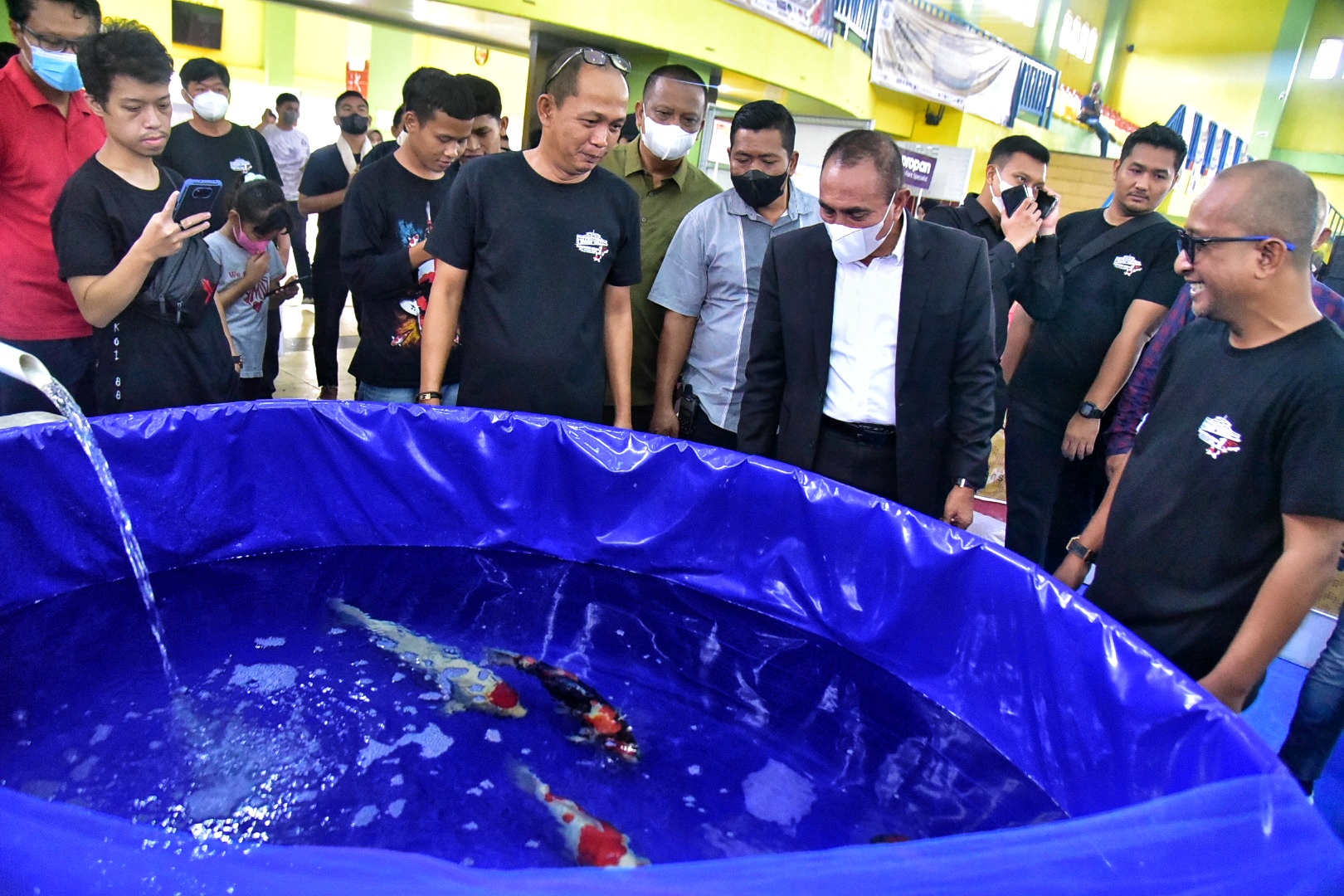 Dorong Budidaya dan Bisnis Ikan Koi, Edy Rahmayadi Buka dan Ikut Ramaikan Koi Show Sumut 2022