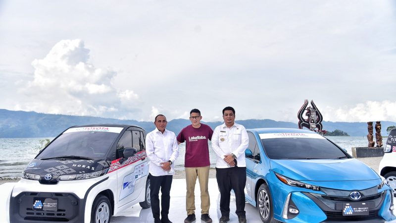 Mobil Listrik Ramah Lingkungan Warnai Samosir, Edy Rahmayadi Optimis Akan Dongkrak Pariwisata