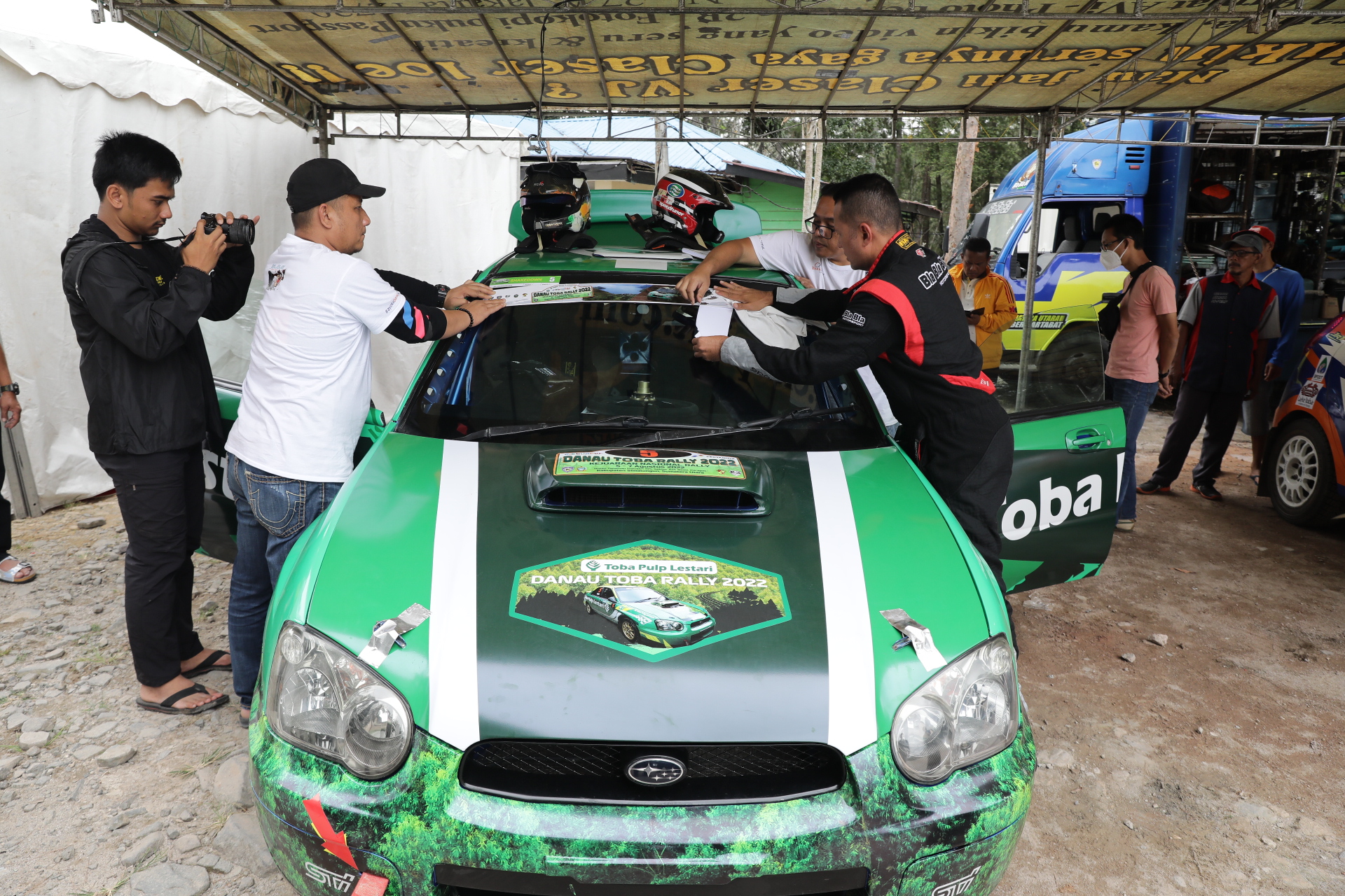 Lolos Scrutineering dan Ikuti Shakedown, 46 Peserta Danau Toba Kejurnas Rally Siap Gas Pol