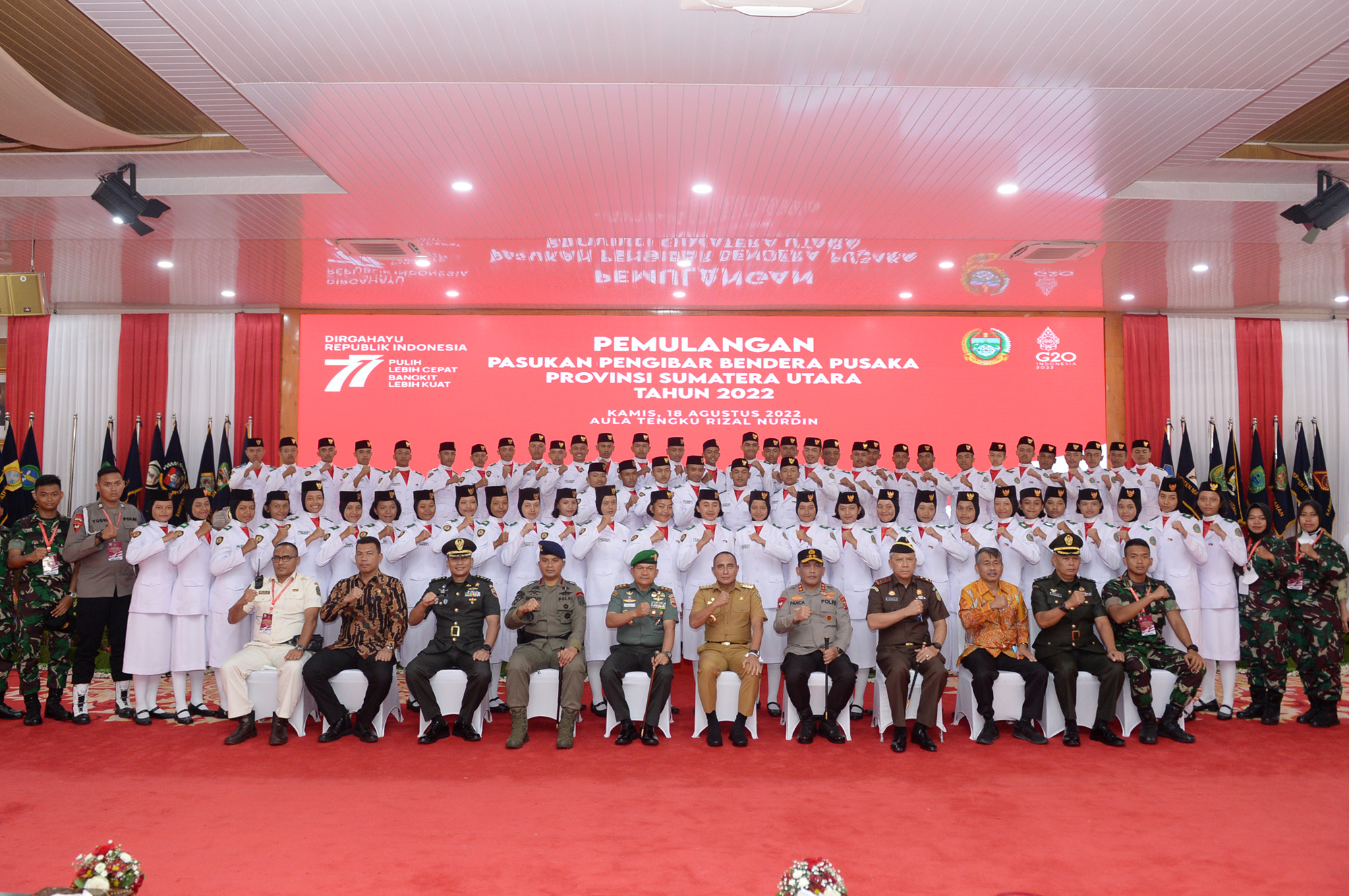 Lepas Pemulangan Paskibraka Sumut, Edy Rahmayadi: Kalianlah Nanti yang Menggantikan Kami