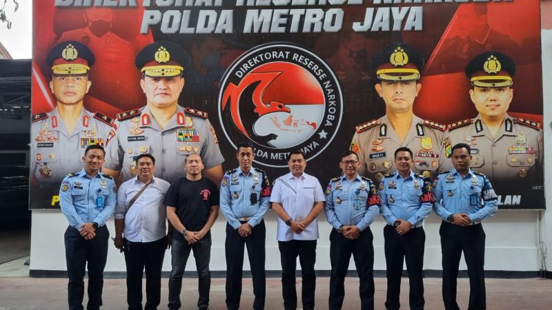 Perkuat Koordinasi dan Kolaborasi dalam Pemberantasan Narkoba, Rutan Cipinang Menyambangi Direktorat Narkoba Polda Metro Jaya