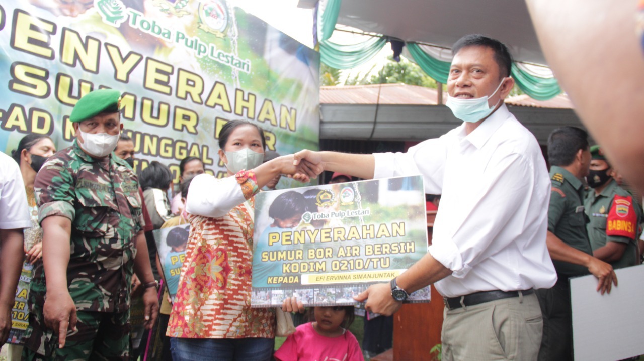 TPL Bantu 35 Unit Sumur Bor di Kecamatan Balige