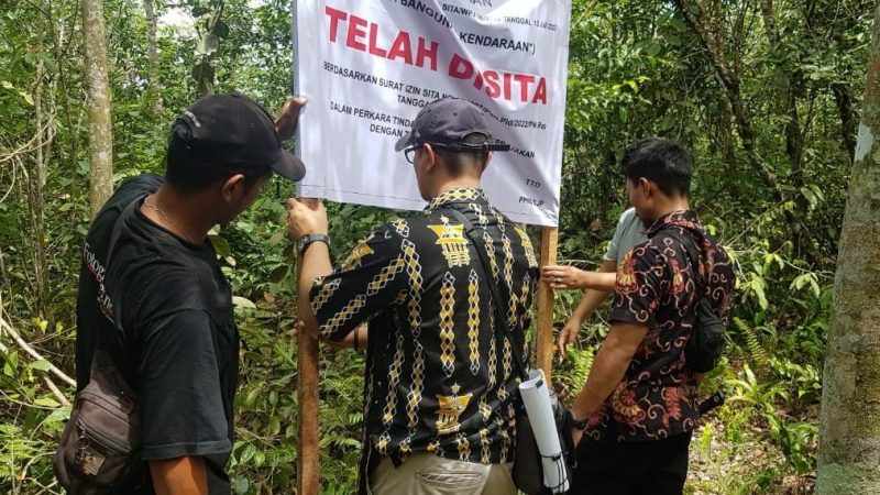 Tak Setor Pajak, DJP Sumut II Sita Tanah Di Labuhanbatu