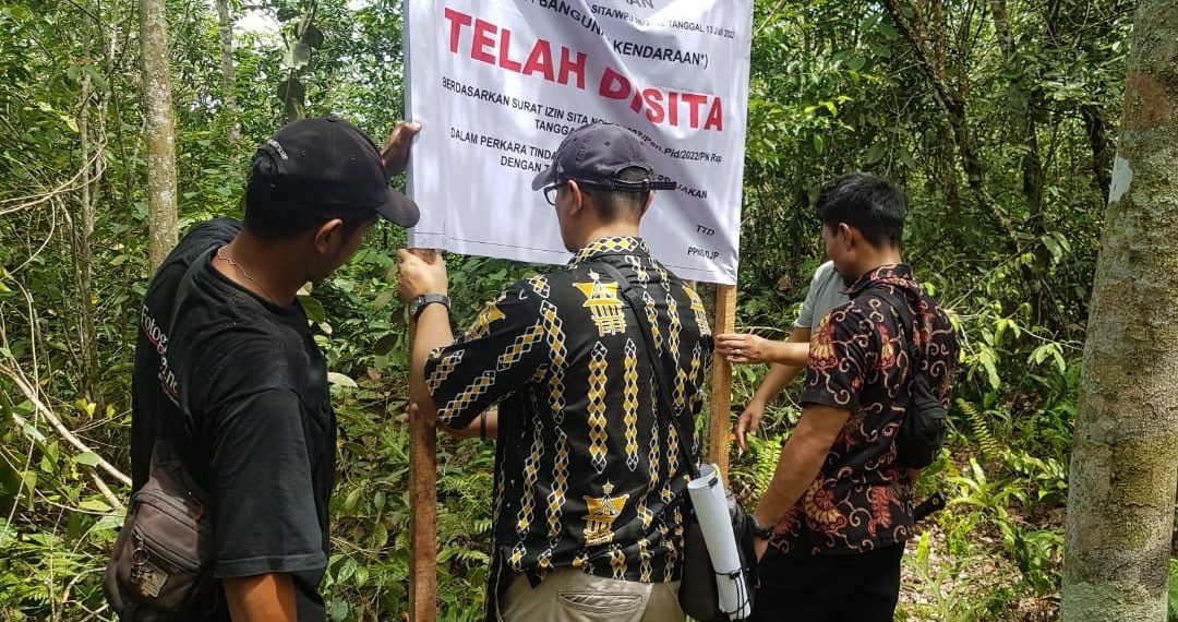Tak Setor Pajak, DJP Sumut II Sita Tanah Di Labuhanbatu