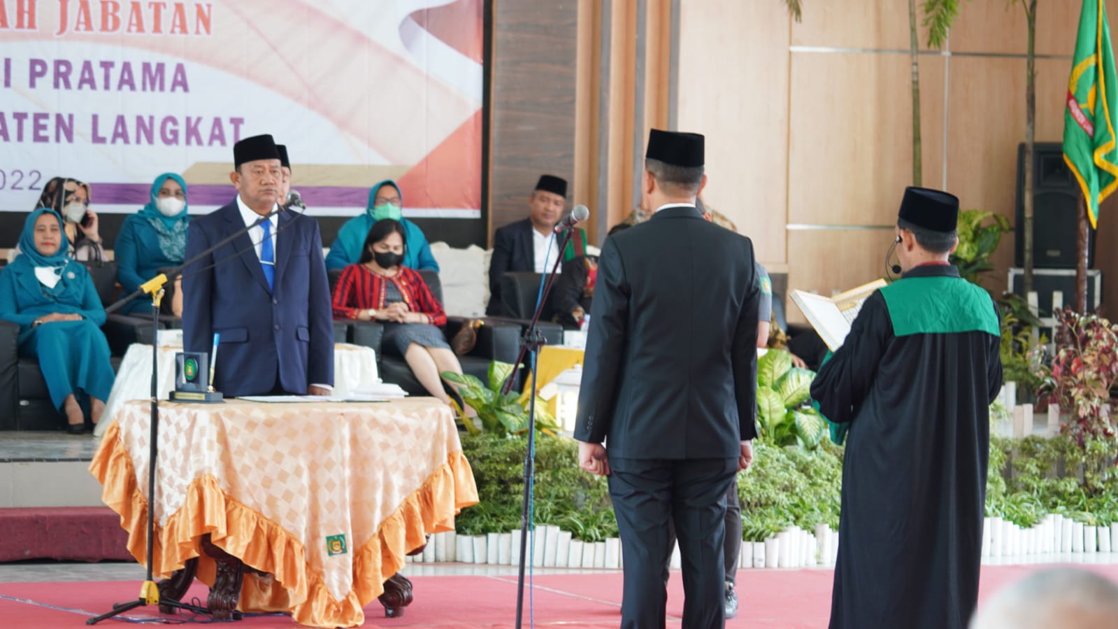 H. Amril, S.Sos, M.AP Dilantik Jadi Sekdakab Langkat, Afandin Sampaikan 3 Pesan