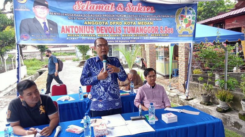 Laksanakan Sosperda Tentang Kemiskinan, Banyak Ibu Rumah Tangga Mengeluhkan ‘ Segudang’ Masalah Tentang Bantuan’, Antonius Tumanggor: Kepling, Lurah dan Camat Harus Koordinasi