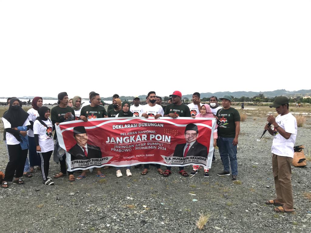 Relawan Nasional Jangkar POIN 2024 Deklarasi Dukung Prabowo-Muhaimin