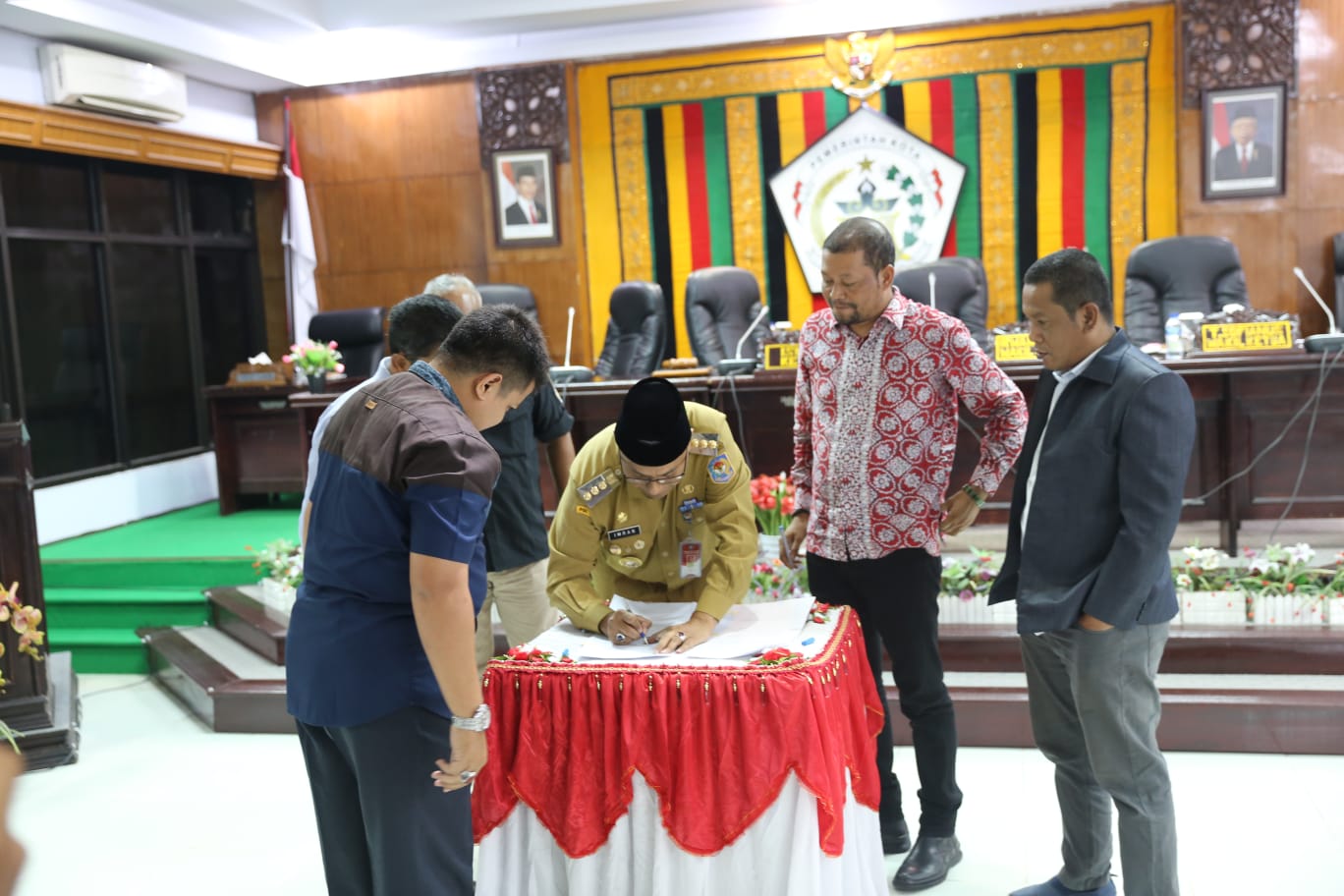 WaliKota Lhokseumawe Dan DPRK Tandatangani Nota Kesepakatan KUA-P PAS APBK Tahun Anggaran 2023