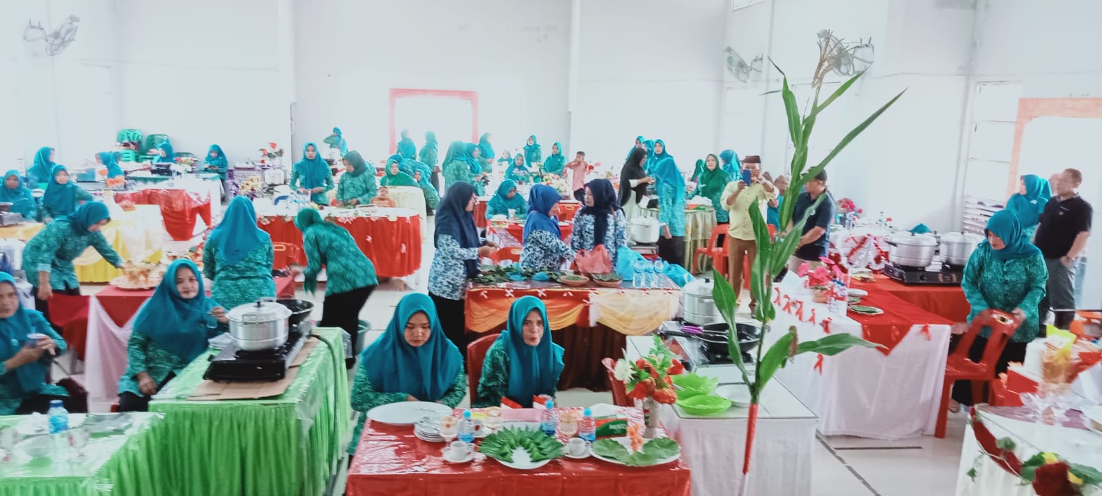TP – PKK Seunagan Timur Nagan Raya Gelar Lomba Masak Krratif HUT RI Ke 77