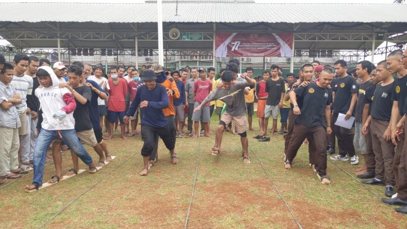 Momentum HUT RI ke-77, Begini Keseruan Lomba 17 Agustusan di Rutan Cipinang Kanwil Kemenkumham DKI Jakarta