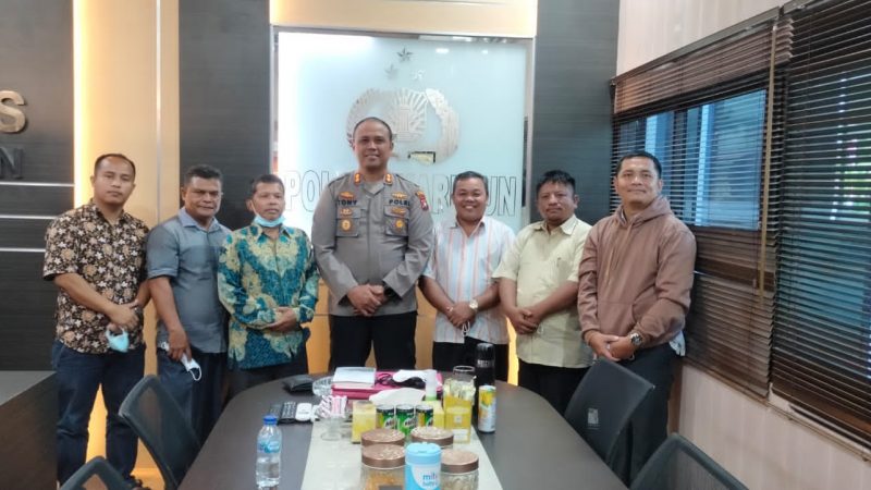 Dengan SENYUMAN, Kapolres Terima Kunjungan Panpel BKSK Karimun