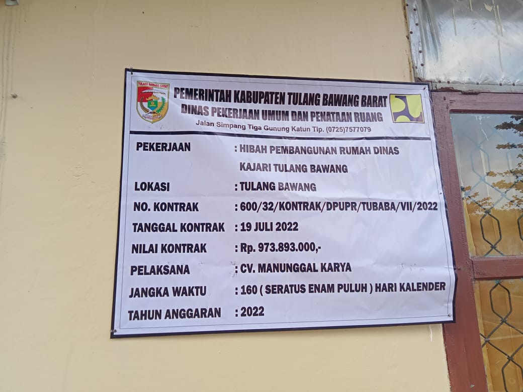 Kerja Tanpa Alatan Utama Hasil Pekerjaan Tidak Maksimal