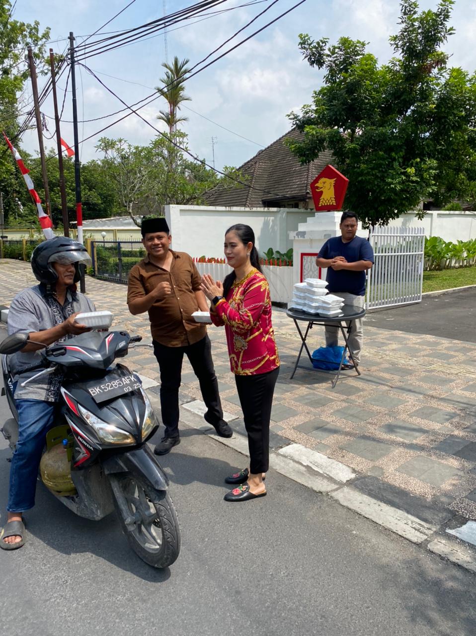 Ayin Jadi Motor Penggerak Jumat Berkah DPD Gerindra Sumut