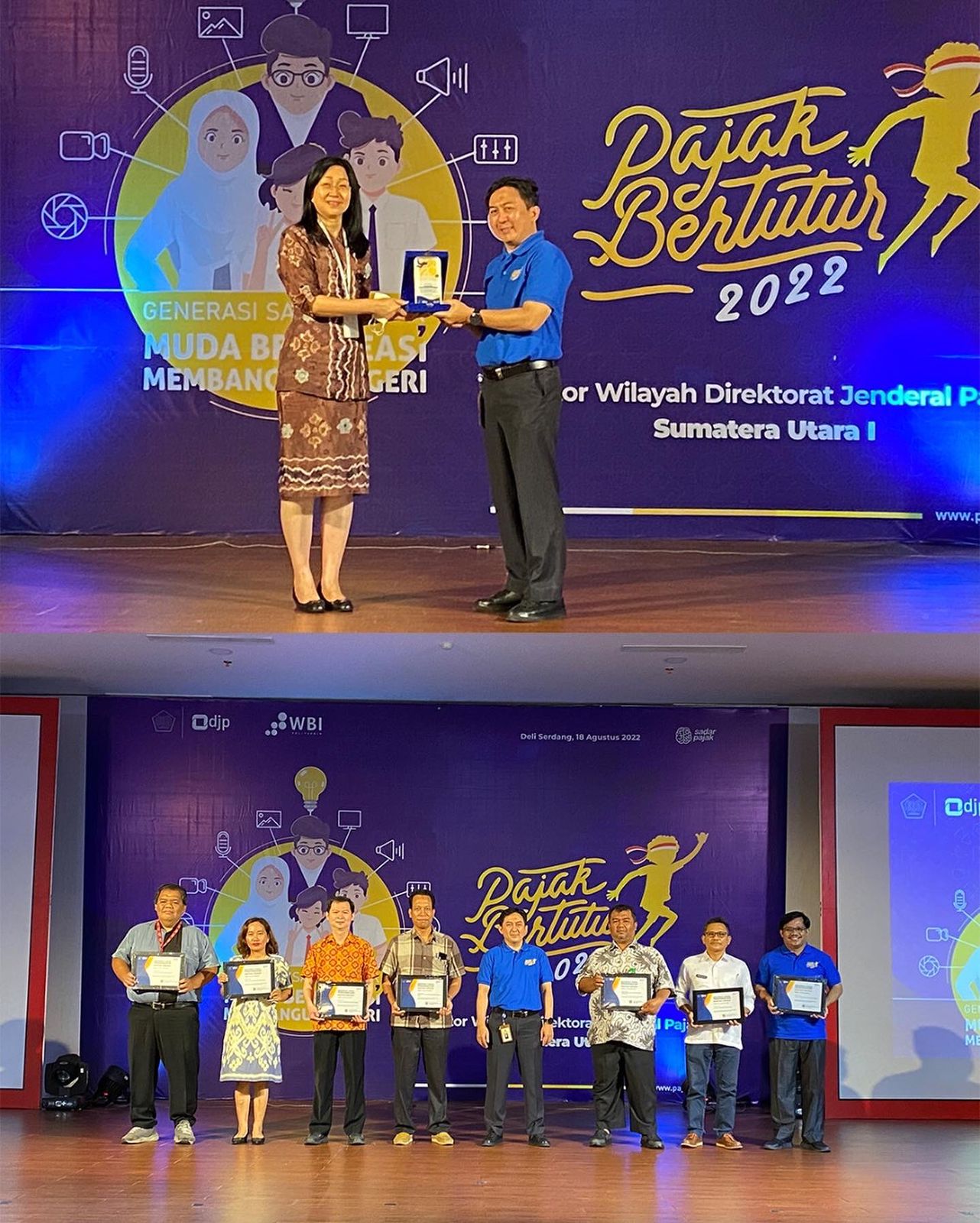 Kanwil DJP Sumut I, Ajak Mahasiswa Kreatif dan Sadar Pajak